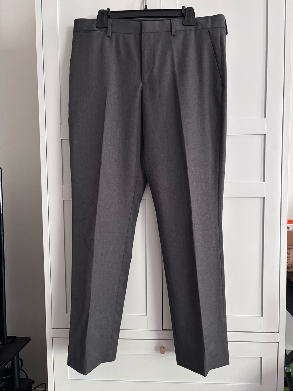 Men's Gray Dress Pants - Classic Tailored Trousers